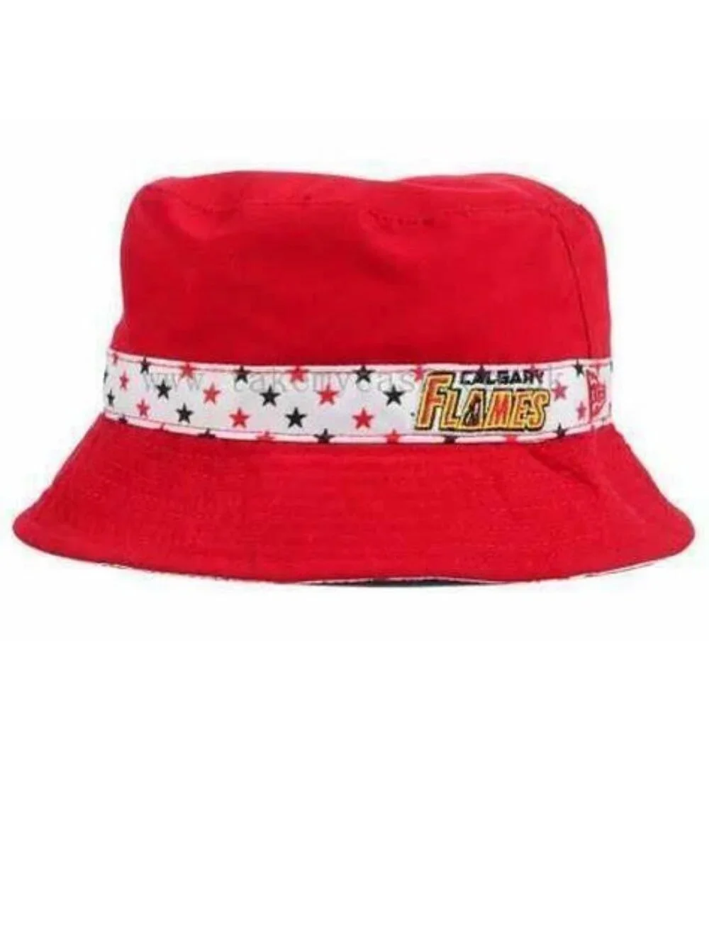 New Era Calgary Flames Bucket Hat Kids Reversible Summer NHL Hockey Red